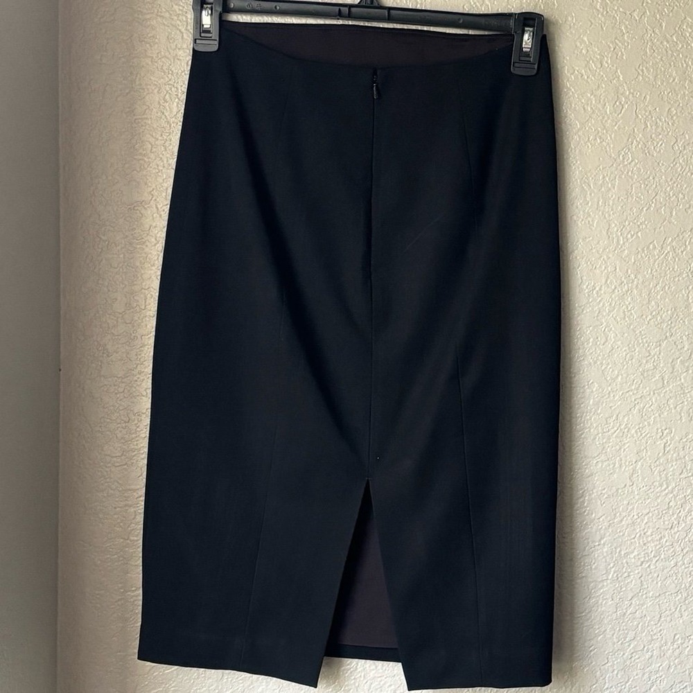 Women's Black High Waisted Long Pencil Skirt S 6
